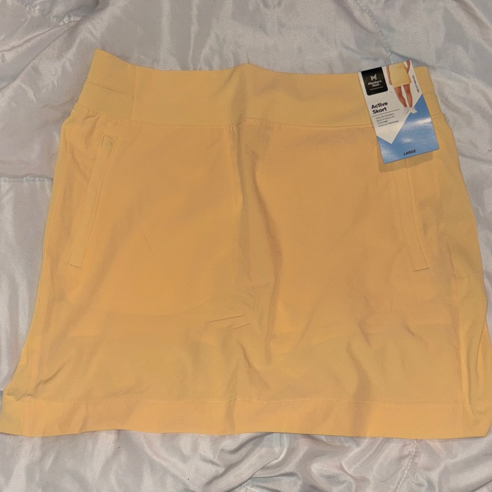 Active Basics Women's Yellow Athletic Shorts
